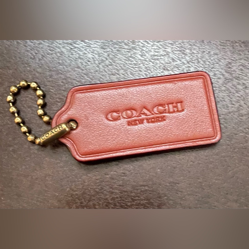 Coach Leather Hang Tag